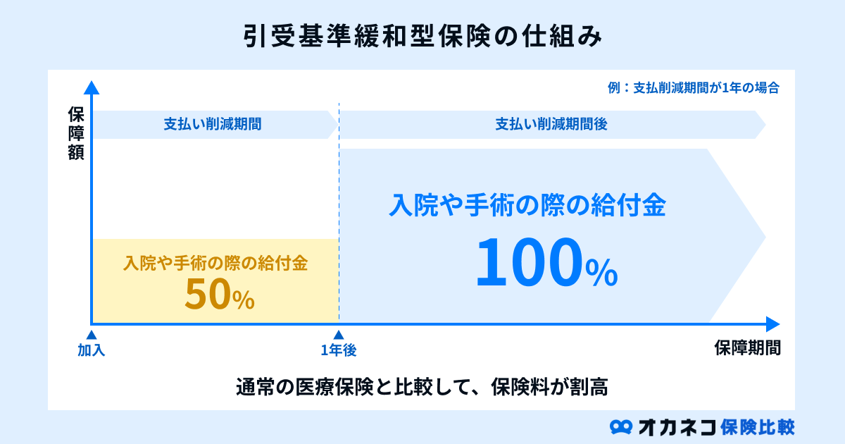 引受基準緩和型保険の仕組み