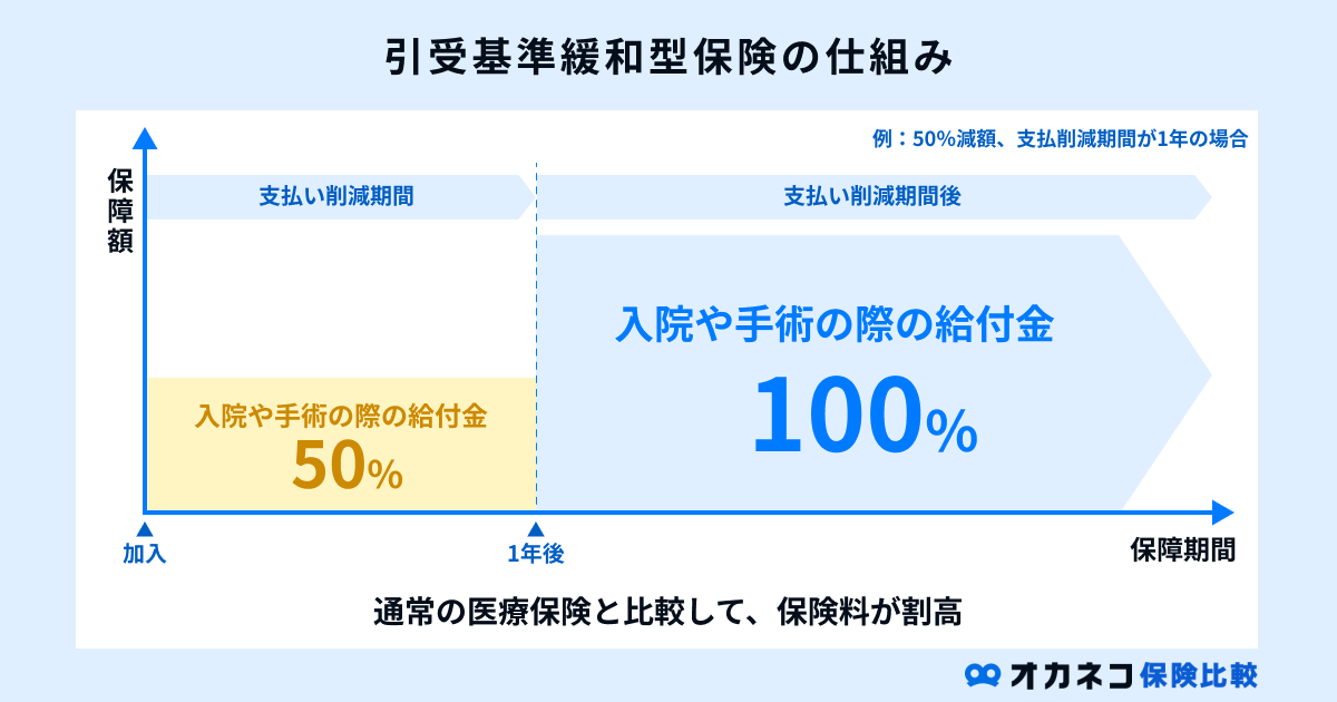 引受基準緩和型保険の仕組み