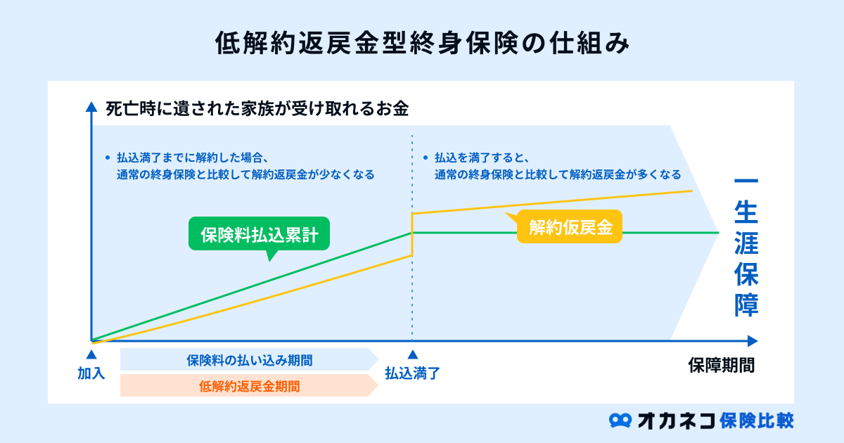 低解約返戻金型終身保険とは